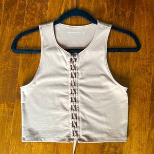 Lace up tank Abercrombie & Fitch